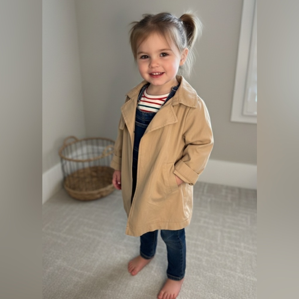 Crazy 8 Classic Tan Kids‎ trench jacket